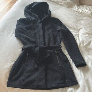 GIGA DX Long Waffle-Knit Fleece Jacket